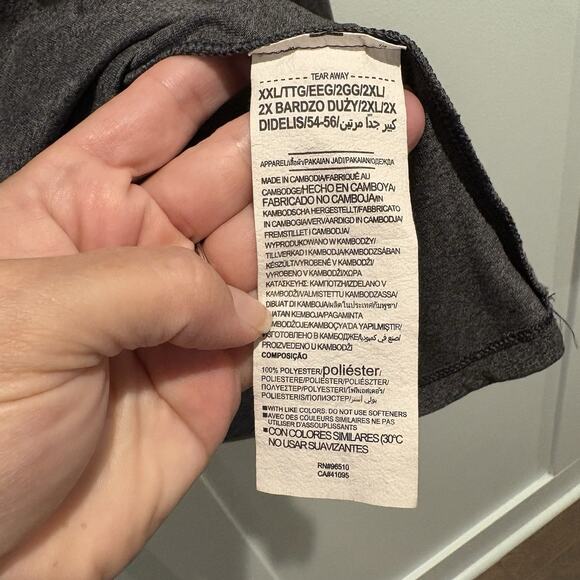 Under Armour Men Size XXL Gray Tech‎ 1/2 Zip Pullover Shirt Quick Dry Activewear - Picture 10 of 12